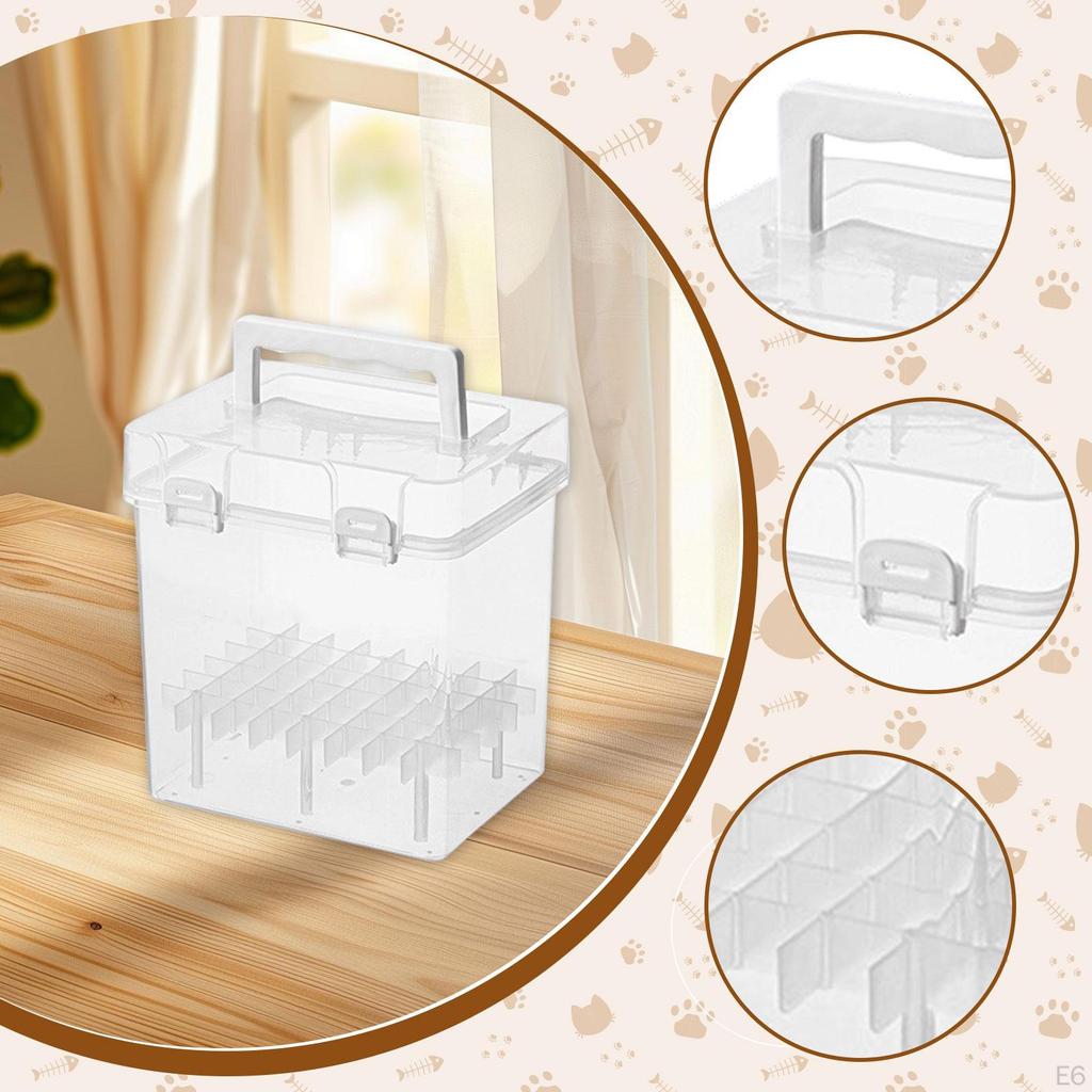 Marker Carrying Case Art Supplies Multifunctional with Handle Storage Container Box