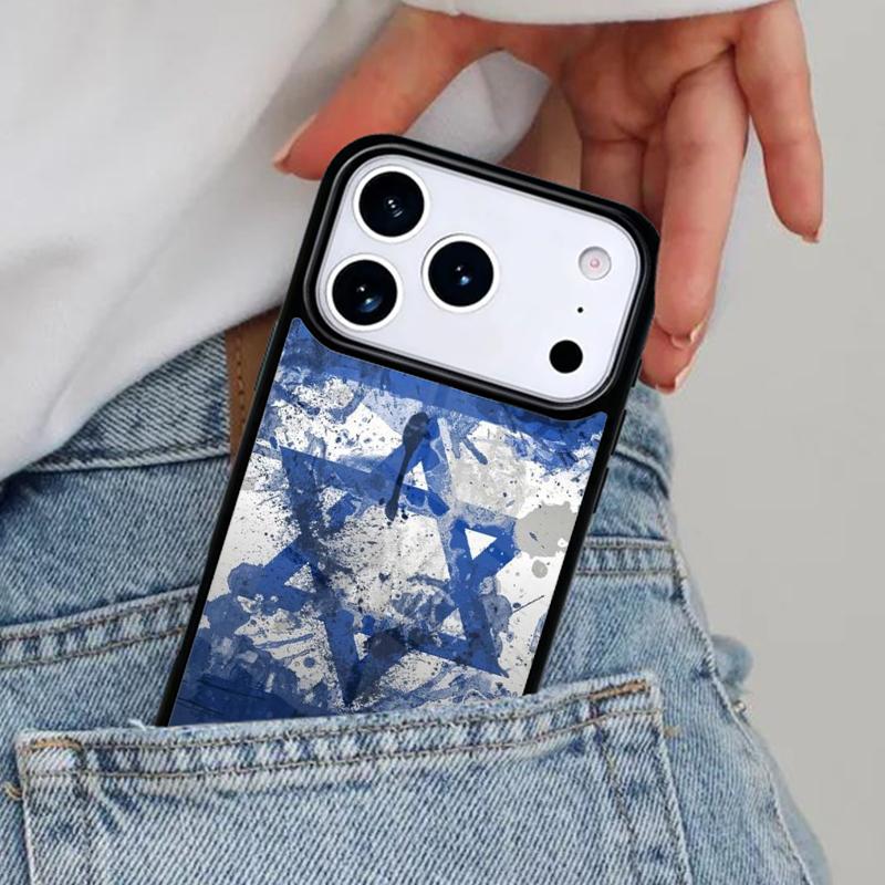 I-srael Flag soft Phone Case for iPhone 16e 15 14 13 12 17 Pro Max Plus Air 17pro Cover Coque