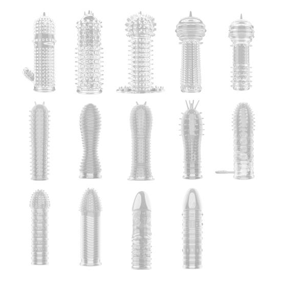 Penis Extension Cover High Toughness Easy Clean Practical Great Male Enlargement Sleeve Sexual Toy for Men