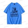 Bobr Kurwa Cotton Short Sleeve Tshirt Women Unisex Clothes Funny Kurwa Bober Cartoon Tee Shirt Harajuku Y2k High Quality Loose Tee