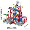 1000+pcs Urban Architecture Building Blocks Police Station Fire Station Fire Truck Building Blocks  Toy Christmas Holiday Gift