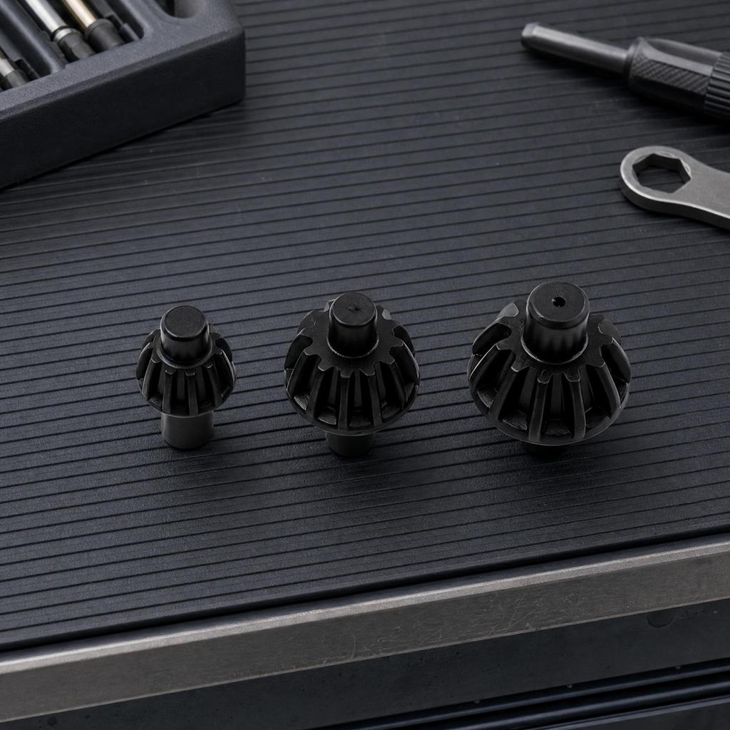 3 Pieces Chuck Key with Ribbed Body Portable Spanner Replacement for Drilling