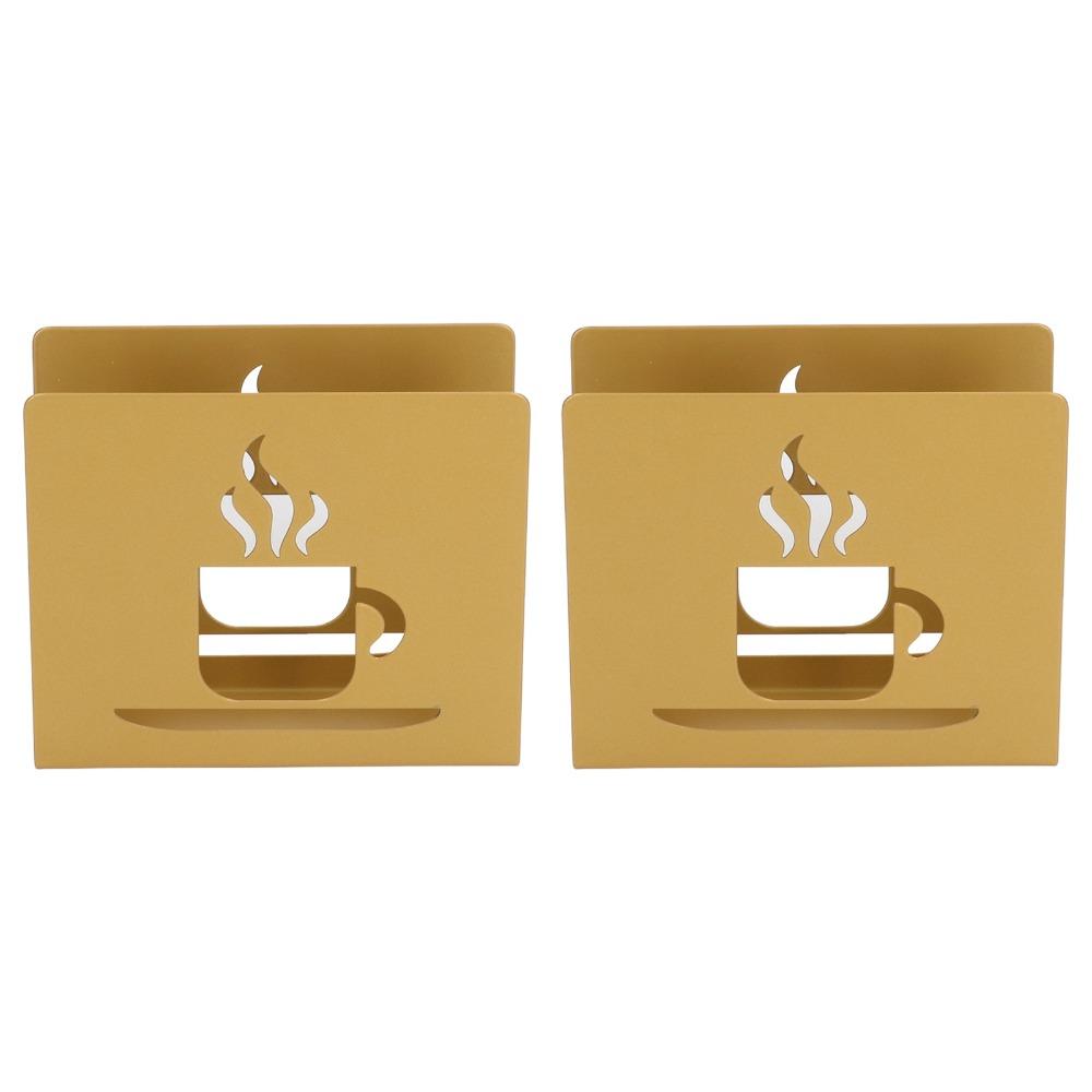 2PCS Freestanding Design Napkin Holder Stainless Steel Table Napkin Holder Restaurant Use
