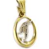 Les Trésors De Lily [G7636] - 2-tone 'Letter T' Gold Plated Pendant