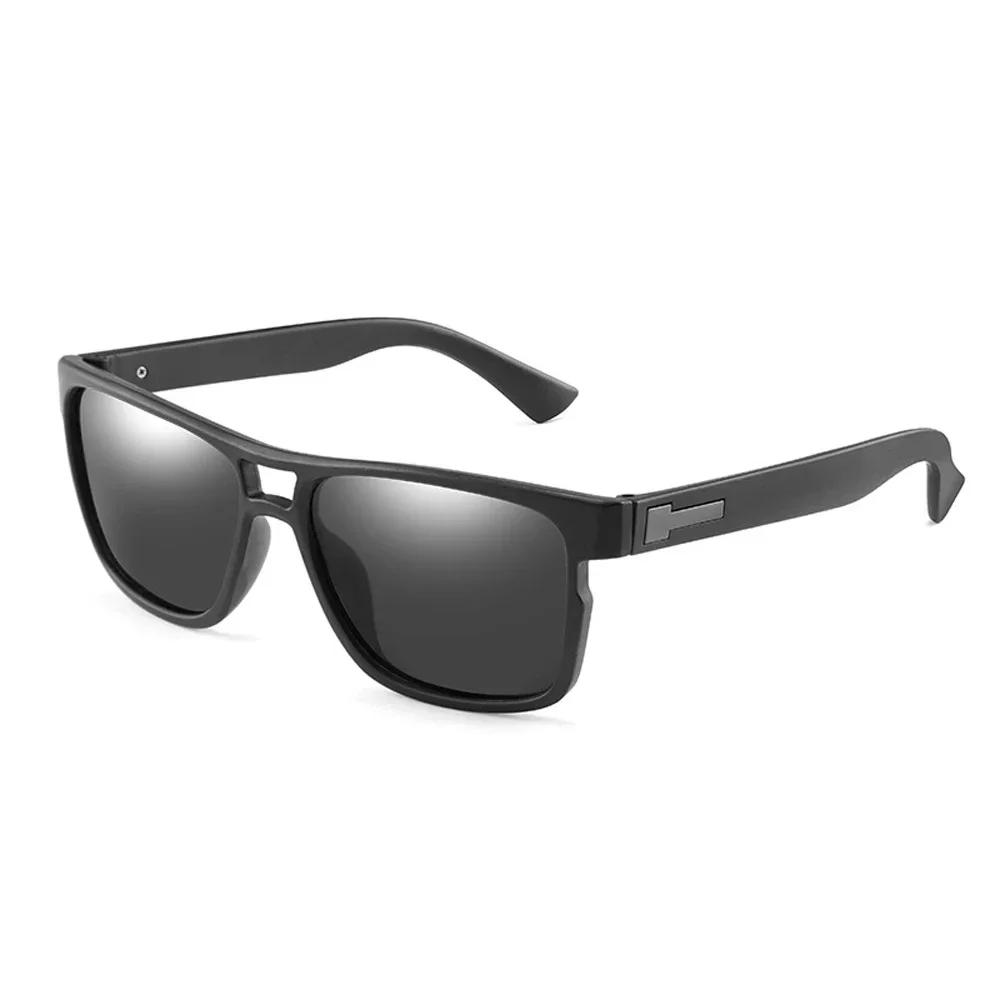Designer Polarized Sunglasses Women Vintage Driving Sun Glasses Men Anti-UV Goggles Eyewear Black