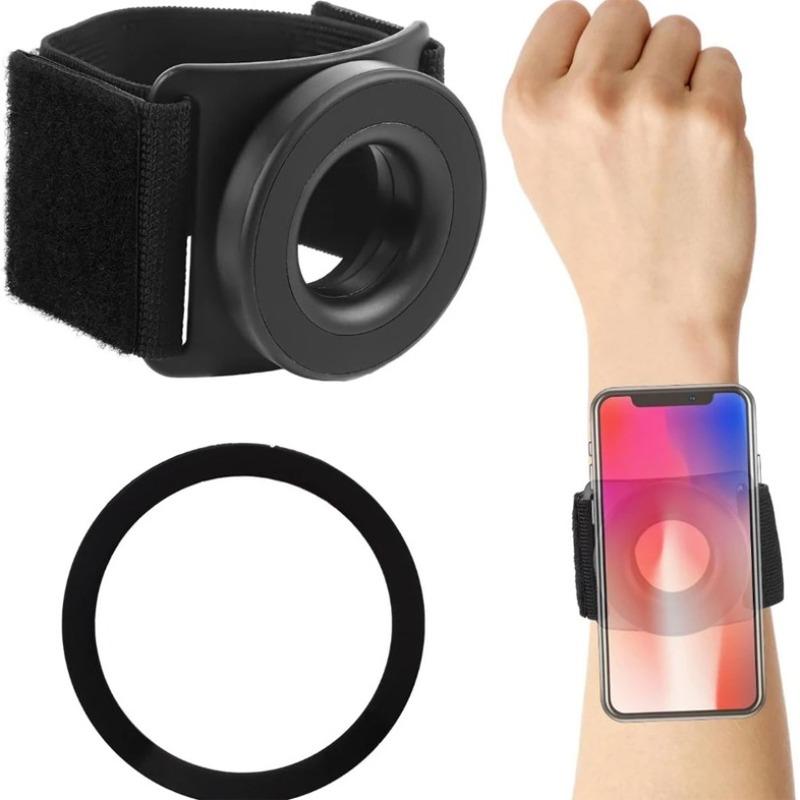 Magnetic Suction Arm Wrist Mobile Mount Strong Magnetic Hand Strap Phone Holder Bracket For iPhone17-12 Pro Max Samsung