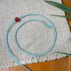 DIY Extremely Fine 1mm String Lucky Beads Anklet Carrying Strap