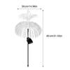 Colorful Outdoor Solar Light Waterproof Fiber Optic Lamp New Solar Jellyfish Lamp  Landscape Light