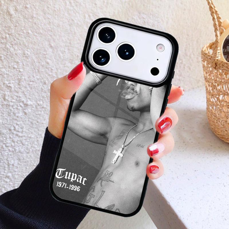 Tupac 2pac soft Phone Case For iPhone 17 Air 16 15 14 13 12 11 Pro Max Plus