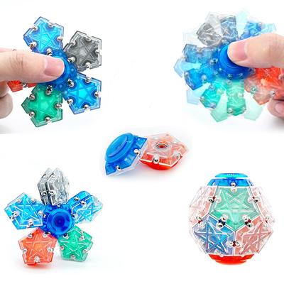 AOOMO Magnetic 14 Magnetic 3D Building Rotating Fidget DIY Educational Brain Stress Gift Blocks, Pieces, Toy, Puzzle, Blocks, Blocks, Spinner, Tool,