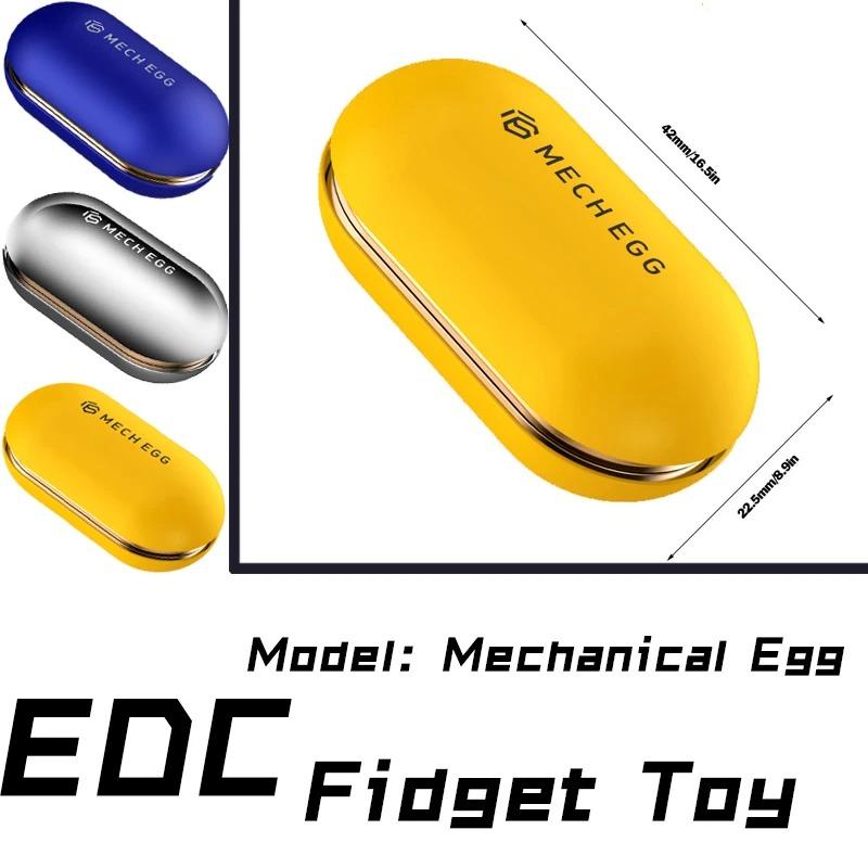 Metall Fidget Slider Spielzeug EDC Tasche Stressabbau Gadget Mechanisches Ei Angstlinderung Cooles Schreibtischspielzeug Für Erwachsene/Kind Geschenk Für ADHS