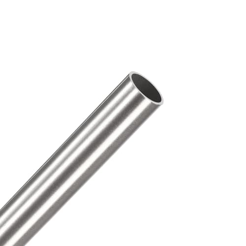 uxcell 304 Stainless Steel Round Tube, Durable, 11mm Outer Diameter, 0.5mm Wall Thickness, 250mm Length