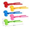 Children's Snow Toy Snowball Making Clip Adult Heart-Shaped Snowflake Clip Outdoor Snowball Mold Toy Snowball Fight Sports Toy