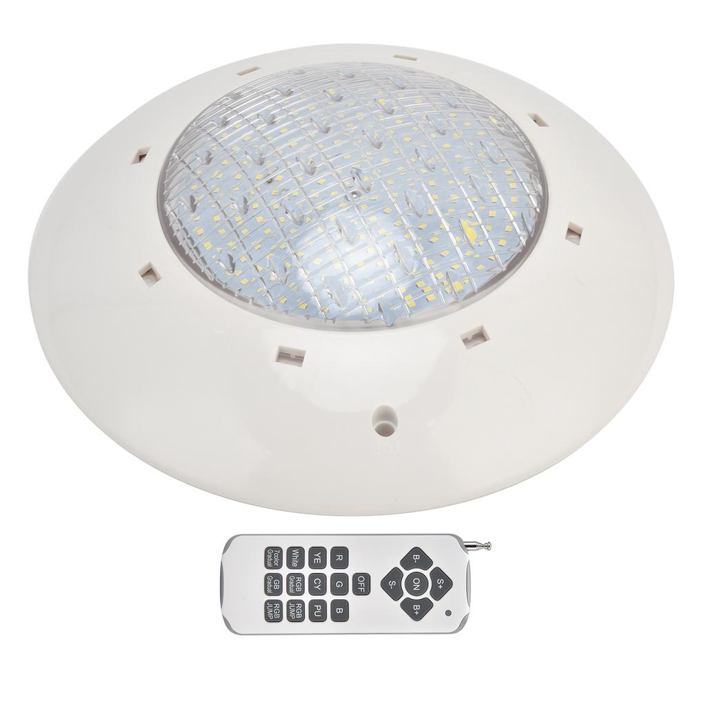 IP68 Wasserdichte LED Schwimmbadleuchte Bunte RGB Wandmontierte Unterwasserleuchte mit Fernbedienung