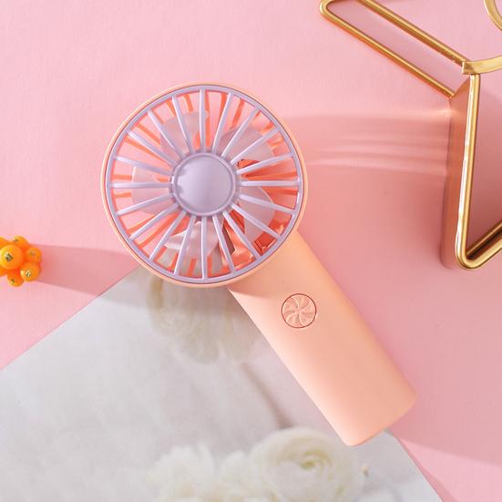 USB Rechargeable Mini Handheld Fan Speed Adjustable Summer Cooling Fan Quiet Portable Travel Outdoor Small Personal Fan