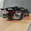 1/32 Porsche 911 GT3 RS Alloy Diecast Racing Car Model Collection of Hobby Decorative Fine Ornaments Sound Light Toy Gift for Friends