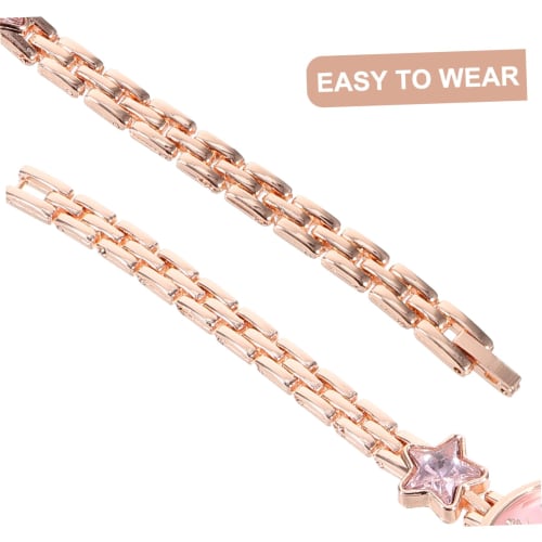 LIFKOME Women's Watch with Star Diamond Bracelet, Waterproof Quartz Watch, Delicate Wrist Decoration, Fashion Watch for Women