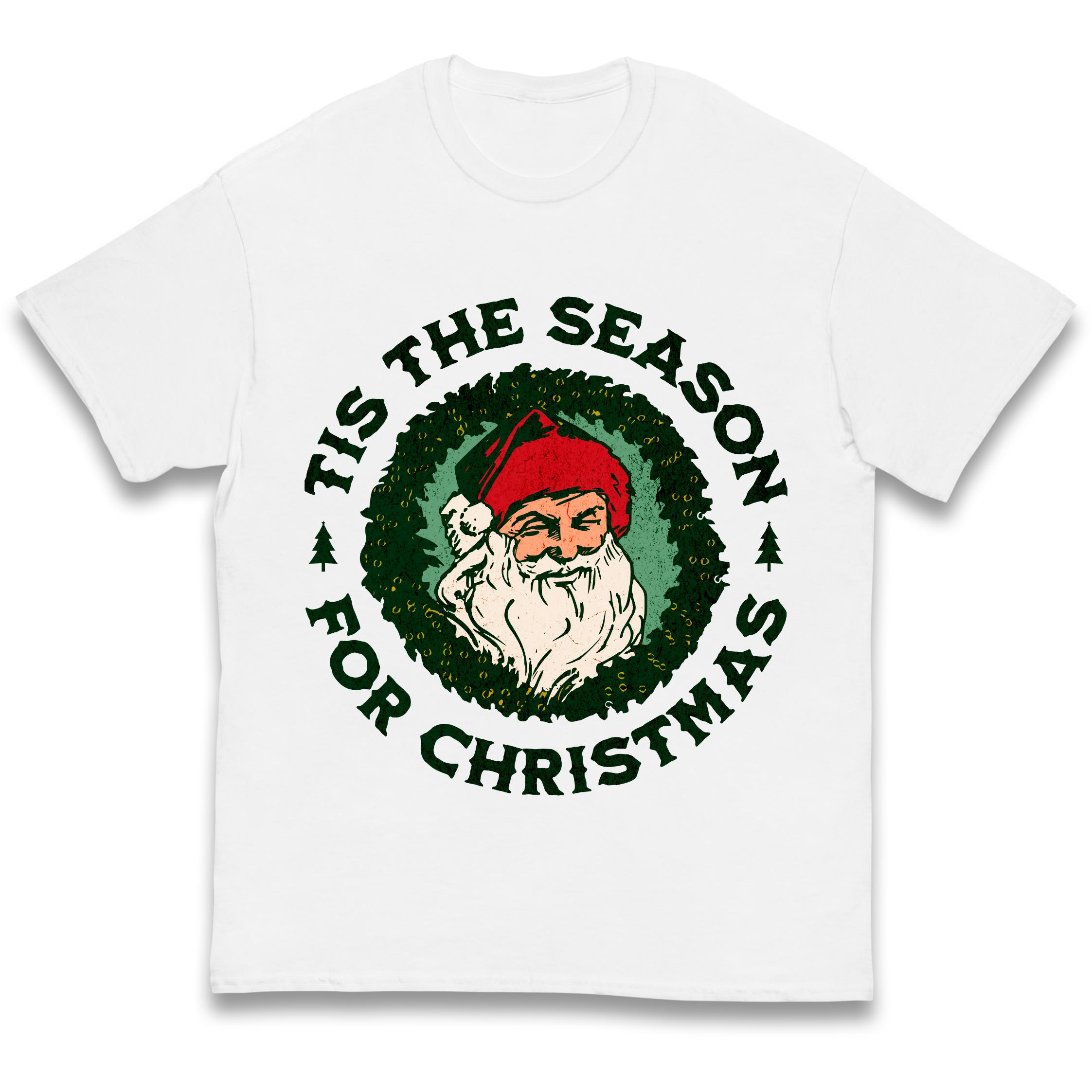 Tis The Season Santa Claus Kids T-Shirt 100