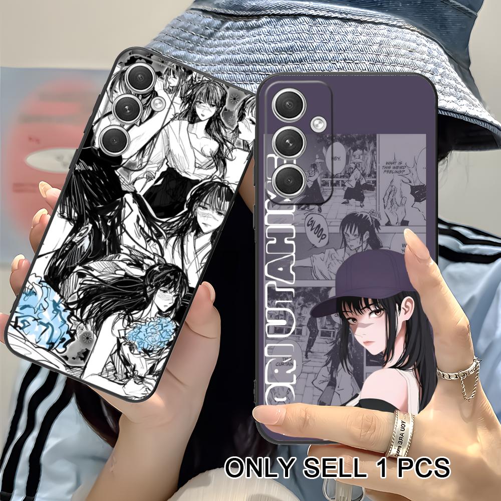 JJK Utahime Iori Matte TPU Mobile Phone Case for Samsung Galaxy S26 S25 S24 S23 S22 S21 S20 Note20 Plus FE Ultra Colorful Cover