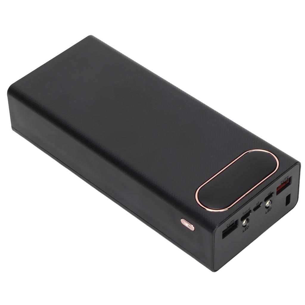 L16 16x18650 DIY Power Bank 2 USB Output 22.5W Fast Charging Battery Box Case with LCD Display and Micro Type C