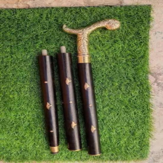 

Антикварный стиль Викторианский Винтажный Дизайнерская Латунная Ручка Трость Деревянная Трость M аэро