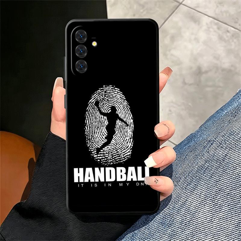 Handball Sport Soft Phone Case for Samsung A17 A37 A57 A16 A26 A36 A56 A15 A25 A35 A55 A14 A24 A34 A54 A13 A23 A33 A53 A52 A12