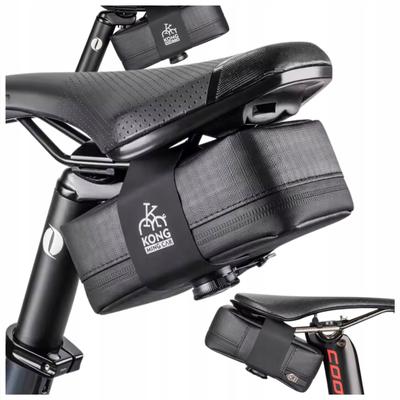 Sacoche de selle de vélo KONG Noir Imperméable 0.8L