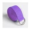 New Premium Custom Print Natural Hot Sell New Design D Ring Pilates Yoga Belt Strap Cotton Custom logo