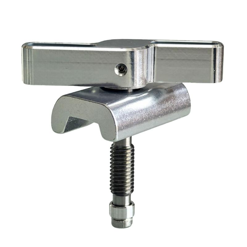 

High Strength Aluminum Folded Buckles Z Shape Handle Easy Fold Comfortable for Cycling Enthusiasts and Tourists серебряный