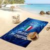 Italy Football Print Beach Towel Quick Dry Super Absorbent Soft Bath Towel for Swimming Beach Travel Fan Souvenir Gift