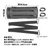 ROCKBROS Bicycle Front Handlebar Large Reflective Frame Top Tube Bag for Road Velcro Easy Black and Gold Bag, Bag, Multifunctional, Waterproof,