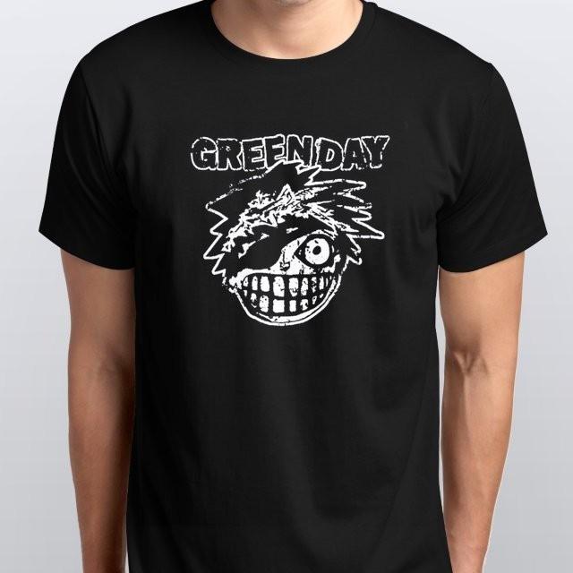 Bastard De Luxe Tee Green Day Rock T-SHIRT colours Black M