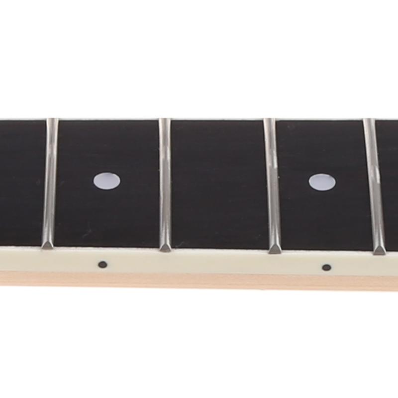 Maple Rosewood Fretboard Paddle Headless Electric  Guitar Neck Scale Length for 42mm Nut Width 4 String Fingerboard