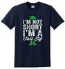 I'M NOT SHORT I'M A TALL ELF T-Shirt Mens Womens Tees Top Christmas Elf Funny Xmas Santa T-Shirt Mens Womens Tees Top Top