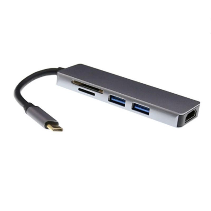 8-in-1 Expansion Dock for Apple Laptops: Multi-Port Hub with USB, Network, Type-C, and Card Reader Support