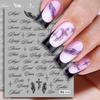 Self-Adhesive Wing Nail Art Stickers Thin Nail Decorations Nail Decorative Stickers  Home DIY