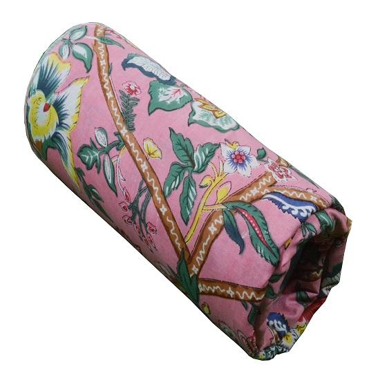 

5 ярдов хлопчатобумажной ткани Индийская ткань из вуали, подходящая для изготовления и сшивания ткани розового цвета с цветочным принтом