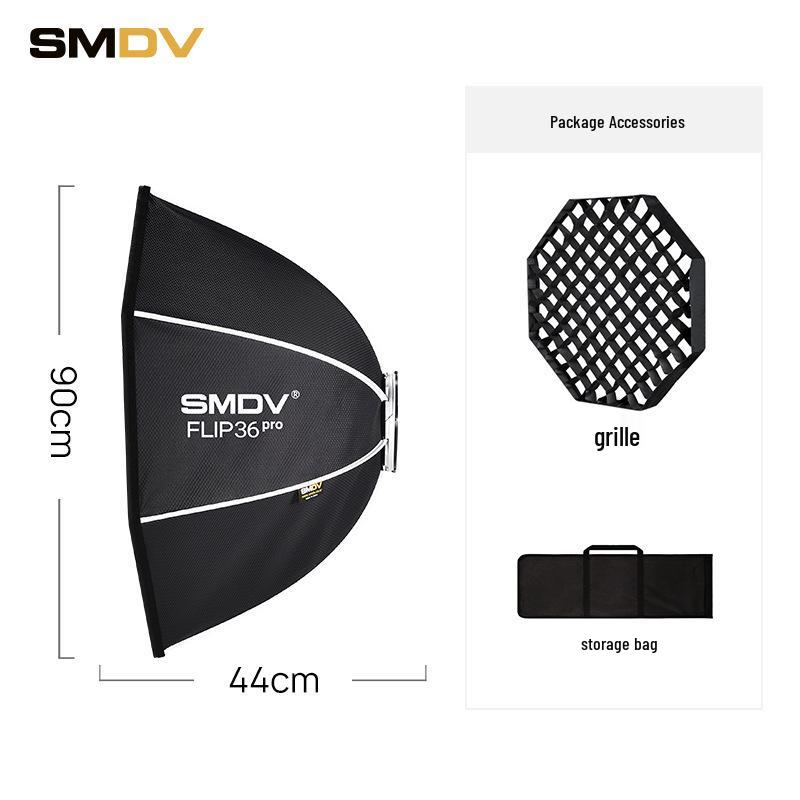 SMDV Flip36/44 Pro Восьмигранный быстросъемный студийный софтбокс с сотами