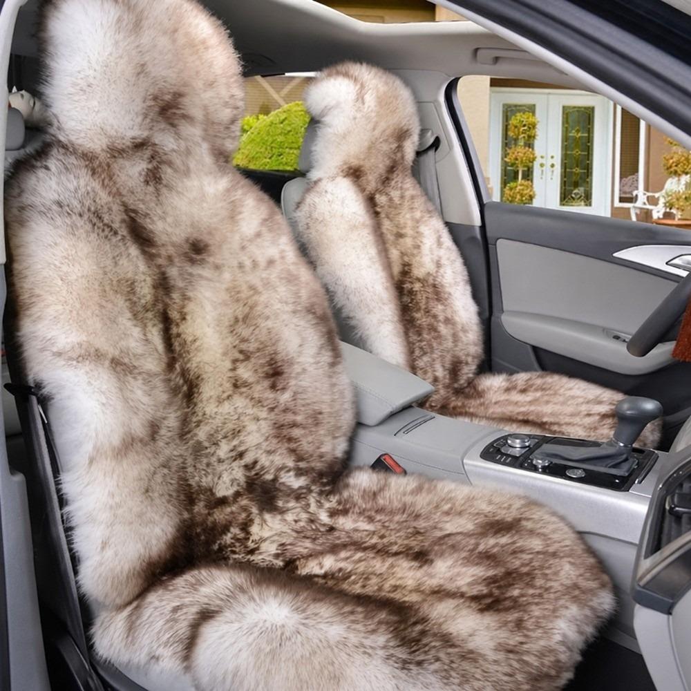 Soft Faux Fur Car Seat Cover Thickened Seat Protective Cushion Car Seat Cushion Car Front Seat