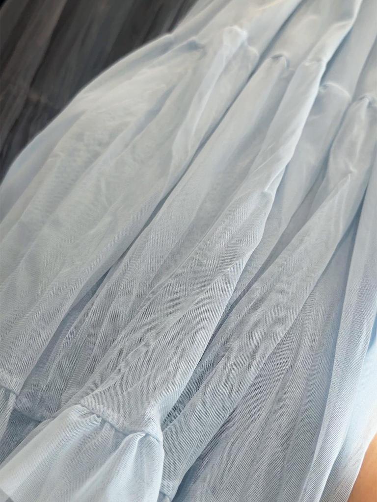 Elegant Korean Style A-line Mesh Spliced Skirt: Spring & Autumn Women's Slimming Wide Hem Design