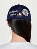 Emelbi Signature Patch Structure Ball Cap La (Navy)