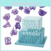 40pcsset Icing Cutter Mold Mould Alphabet Number Letter Fondant Cake Decorating