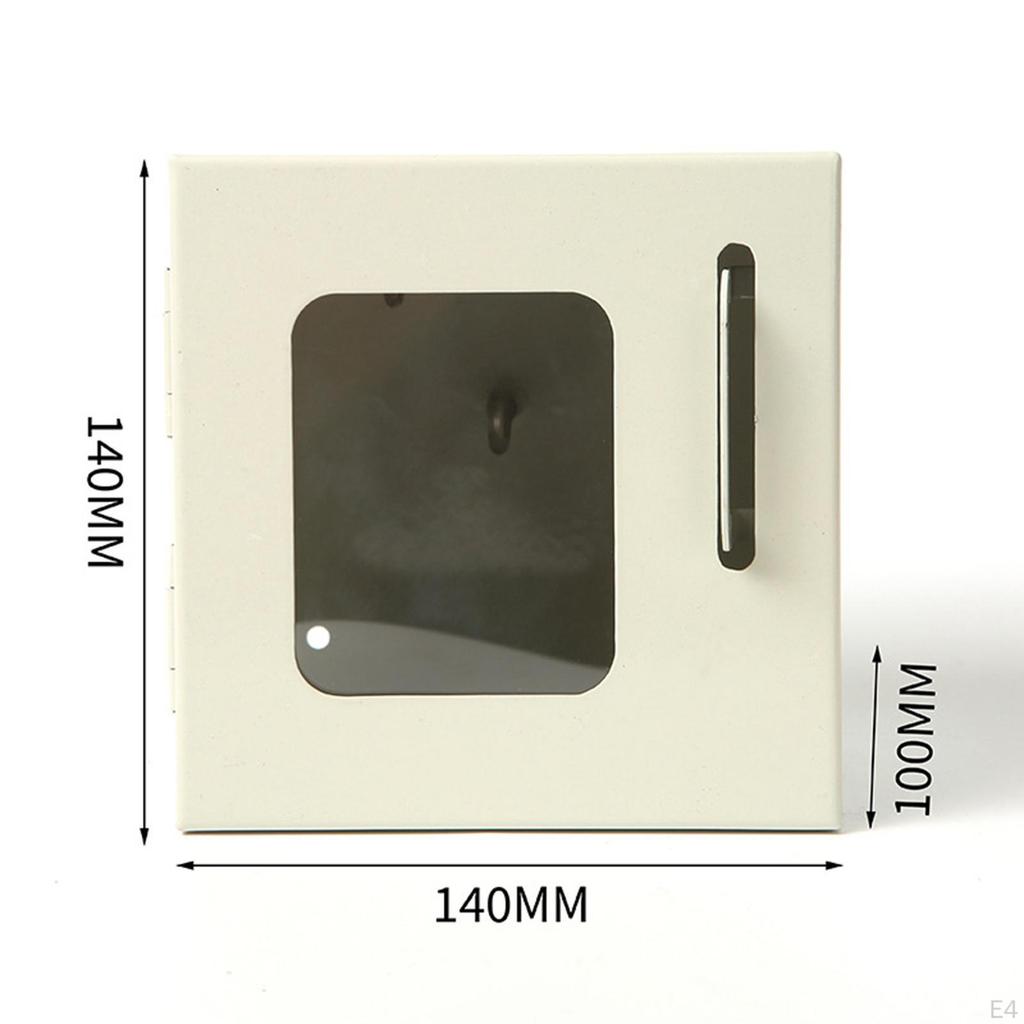 Wall-mounted Lockout Box with Transparent Panel, Quality Locking System for Industrial And