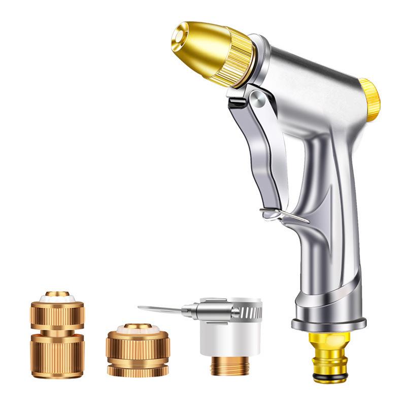 Hochdruck-Metall-Wasserpistole für Auto- und Bodenreinigung - Leistungsstarkes Sprühdüse