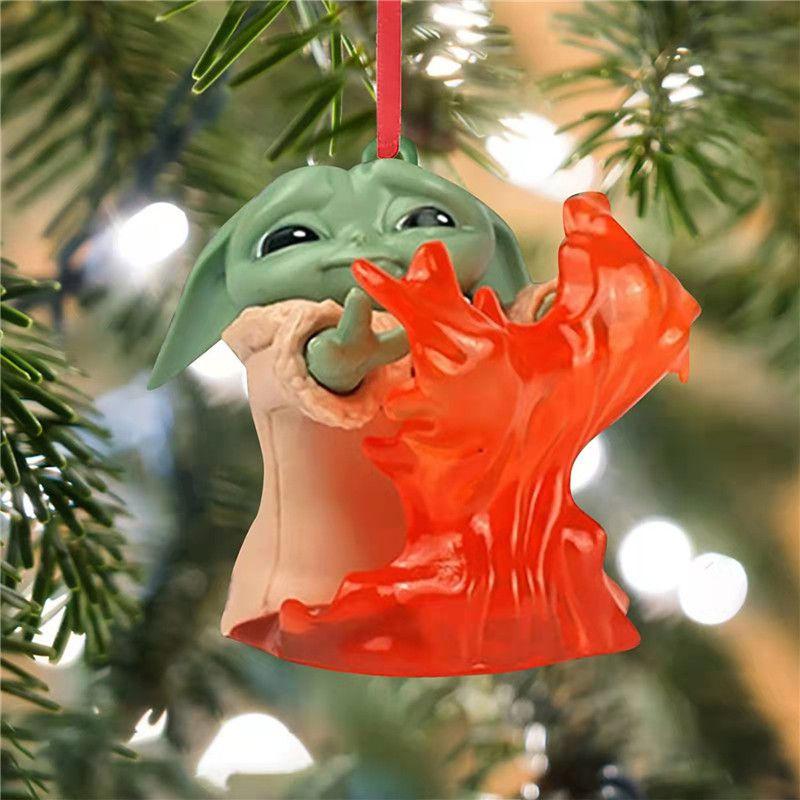Adorable Baby Y-oda Christmas Tree Decor Hanging Ornament