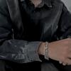 Design Hip Hop Thick Chain Personality Men Bracelet Korean Hand Chain Zinc Zinc Alloy Jewelry Accessories