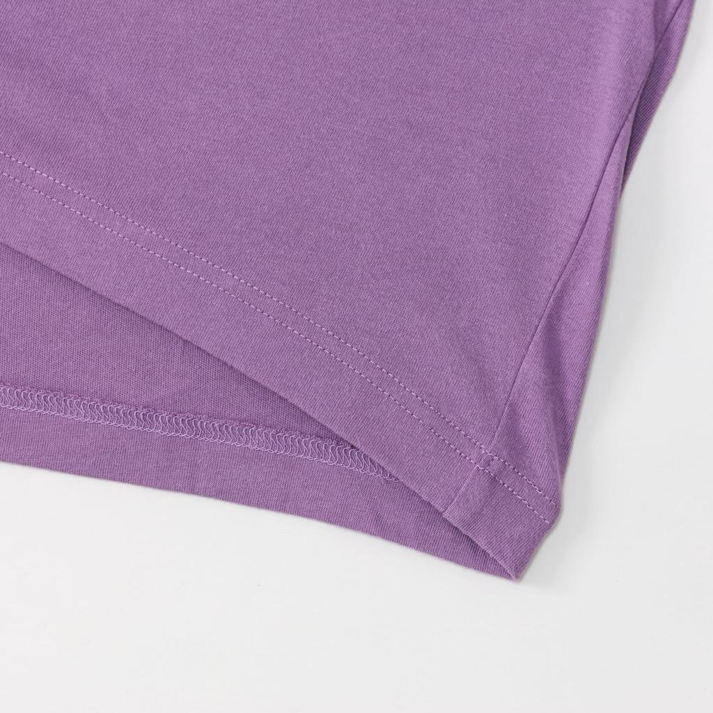 Champion short logo short sleeve L T-shirt, sleeve, 100% cotton, classic, one-point embroidery, T-shirt, basic, C3-P300Z, men's, violet,