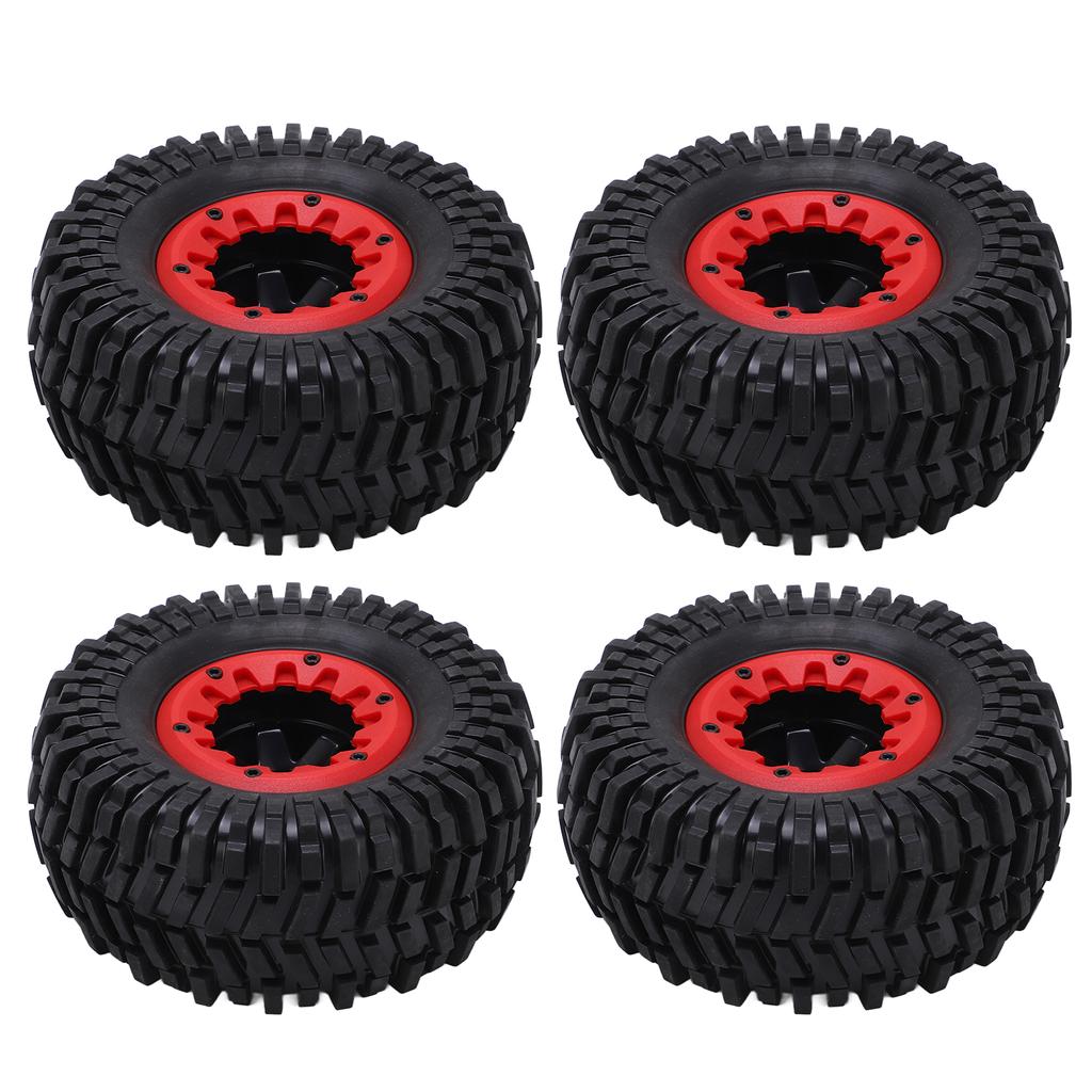 4pcs Rubber Tires 1/10 RC Soft Rubber Tyre for Racing RC Off Road On Road Car Accessories