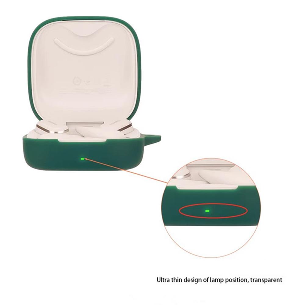 Pro Huawei FreeArc Silikonové pouzdro Ochranný kryt na bezdrátová sluchátka s přezkou proti ztrátě