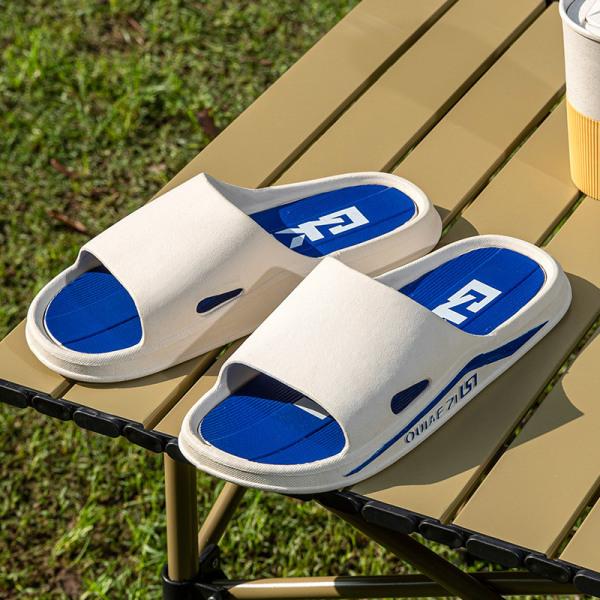 Outer slippers summer men's indoor home non-slip home silent senior women's sandals men's summer